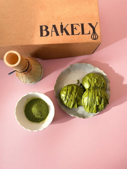 Matcha Cookies with Matcha White Chocolate Glaze